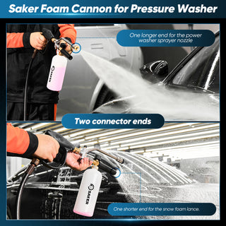 Saker Foam Cannon Dual Connector Accessory