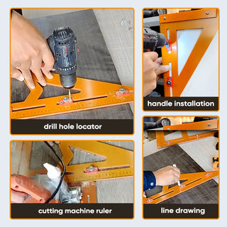 SAKER® Positioning Triangle Ruler