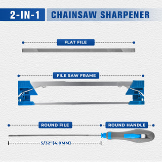 Saker 2 in 1 Chainsaw Sharpener for 3/8''LP Saw Chain