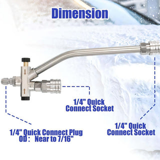 Saker Foam Cannon Dual Connector Accessory