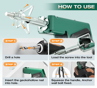 AUXTUR Molly Bolts for Drywall Plaster Walls