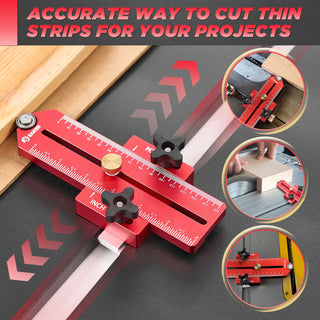 SAKER Thin Rip Jig Table Saw Jig Guide