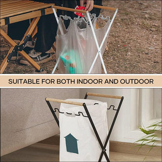 SAKER® Portable Foldable Trash Bag Holder