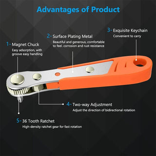 SAKER® Mini Ratchet Wrench