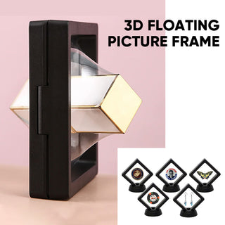 SAKER® 3D Floating Frame Display Holder Stands