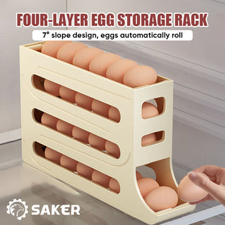 SAKER® Four-Layer Egg Storage Rack