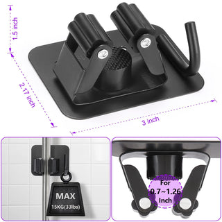 SAKER® Mop Broom Holder 5 Pcs