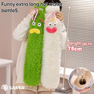 SAKER® Extended Hot Water Bottle with Plush Cover