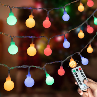 33ft 100 LED Globe Ball String Lights