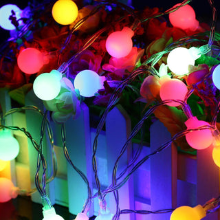 33ft 100 LED Globe Ball String Lights