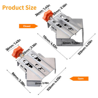 SAKER® Stainless Steel Right Angles Clamp