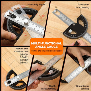 SAKER® Protractor Angle Finder