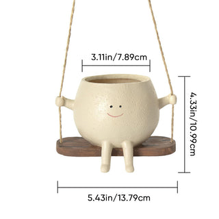 SAKER® Swing Face Planter Pot