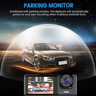 SAKER® 3 Lens Car DVR Dash Cam