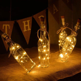 LED bottle light cork night light DIY deco gift