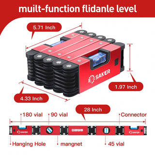 Saker Multi-Function Foldable Level