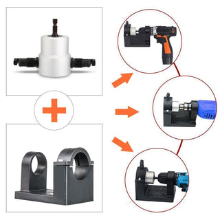 Domom Double Head Sheet Nibbler Metal Cutter