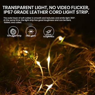 SAKER® Solar Camping String Lights