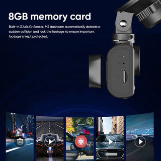 SAKER® 3 Lens Car DVR Dash Cam