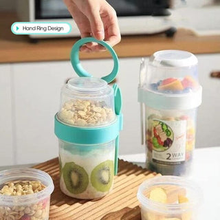 Sank Salad Shaker Cup Portable Cereal Cup