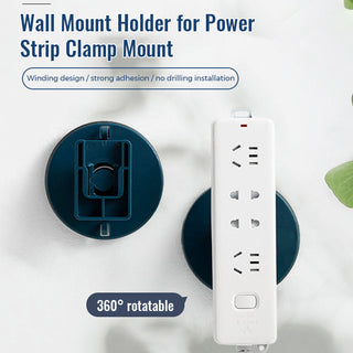 Wall Mount Holder for Power Strip Clamp Mount