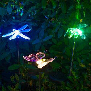 Solar-Powered LED Color Changing Light