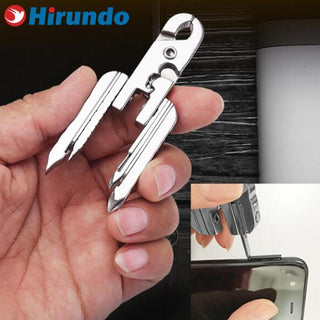 Hirundo 15 in 1 Multi-tool Pliers Tool Keychain Stainless Steel Combination EDC Tool