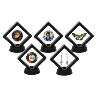 SAKER® 3D Floating Frame Display Holder Stands