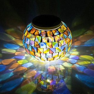 Color Changing Solar Mosaic Decor Light