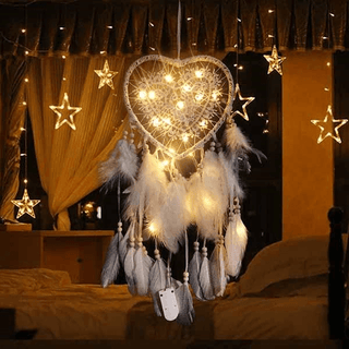 Heart Shape Dream Catcher Light