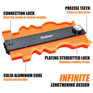 Saker® Unlimited Connection Contour Gauge