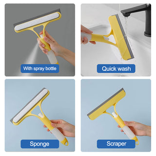 SAKER® Window Squeegee with Spray