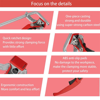 SAKER® Ratcheting Table Clamp