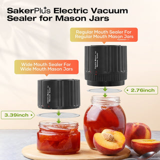 SAKER® Electric Mason Jar Vacuum Sealer