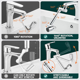 SAKER® 1440° Large-Angle Rotating Splash Filter Faucet