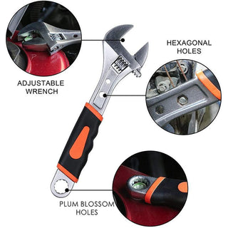 Saker Opening Jaw Adjustable Wrench