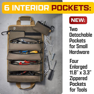 SAKER® Tool Roll Bag Organizers