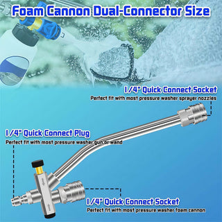 Saker Foam Cannon Dual Connector Accessory