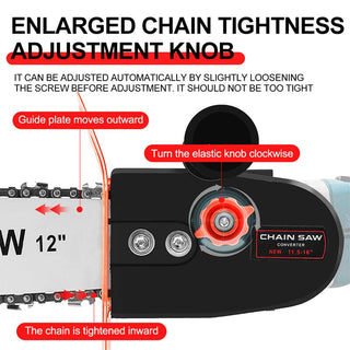 SAKER® Chainsaw Angle Grinder Converter