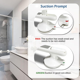 SAKER® Suction Grab Bar for Shower