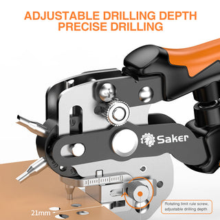 Saker Multi-function Hole Punch