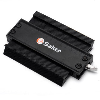 Saker® Contour Gauge Profile Tool With Lock (Black)