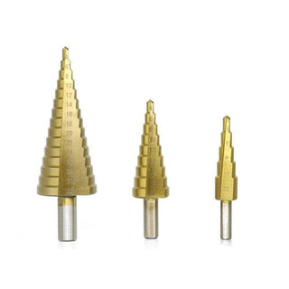 Titanium Step Drill (3 pieces)