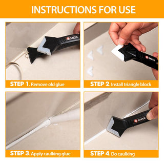 Saker® Silicone Caulking Tools