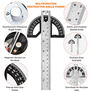 SAKER® Protractor Angle Finder