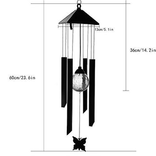 SAKER® Solar Powered Metal Wind Chime