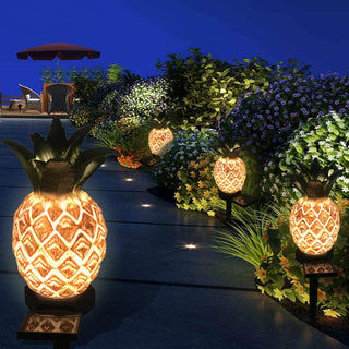 Solar-Powered Pineapple Light