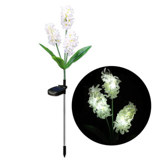 Solar Powered Hyacinth Flower Light