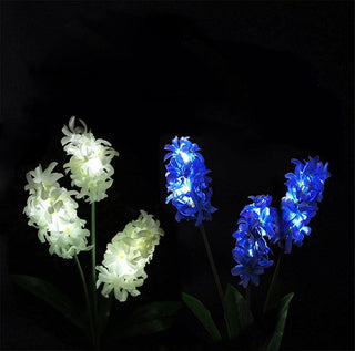 Solar Powered Hyacinth Flower Light