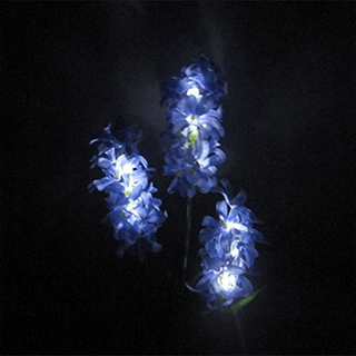 Solar Powered Hyacinth Flower Light